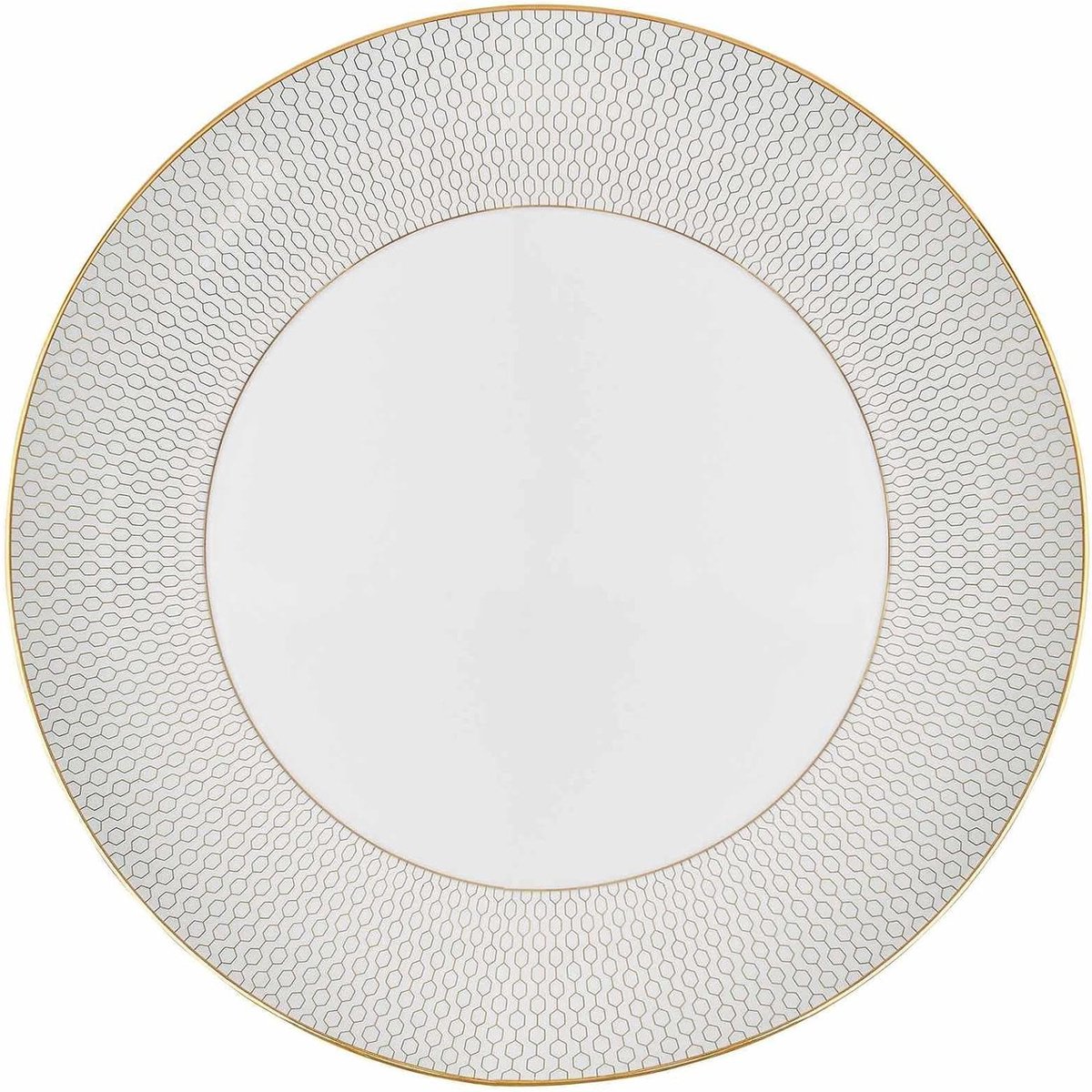 Dinerbord - Plat bord - Mooie maaltijden serveren - Geometrisch patroon - 28 cm - Groen