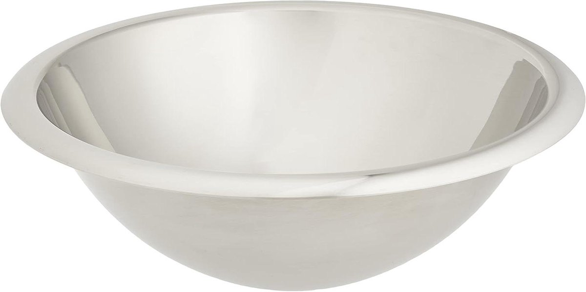 Wastafel RVS - Ronde wasbak - Hygiënisch handen wassen - Inbouw model - 305 mm - Metaal