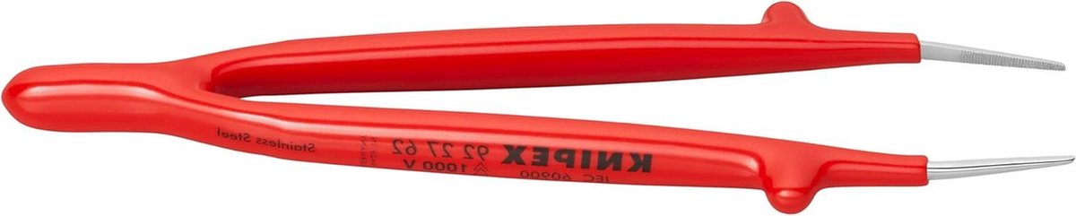 Precisie Pincet - Geïsoleerd Gereedschap - Elektrisch Werk - 1000V Geïsoleerd - 100 mm - Rood