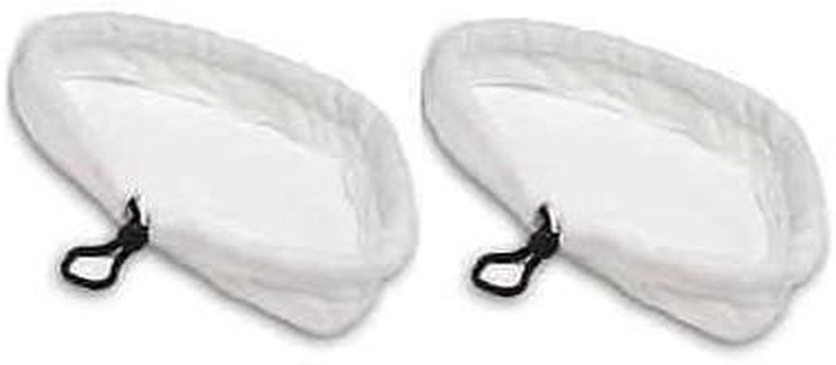 Set van 2 Stoommop Pads voor Diverse Modellen Stoomreinigers