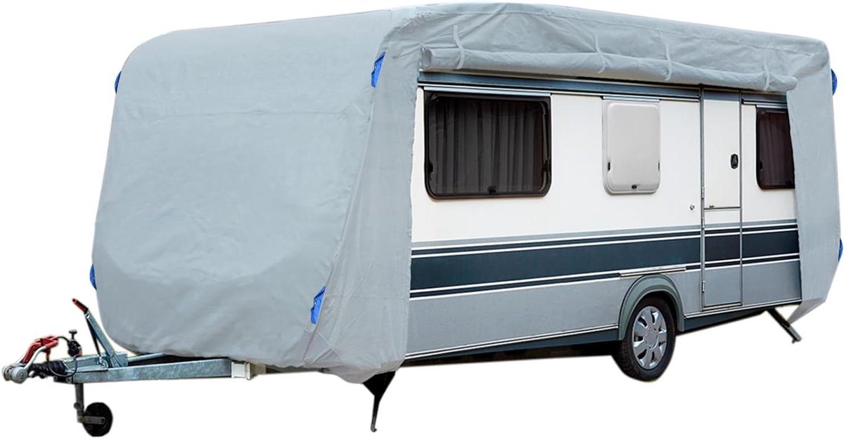 Afdekzeil Caravan Camper - Beschermhoes Voertuig - Bescherming tegen Weer - Ademend Composiet Systeem