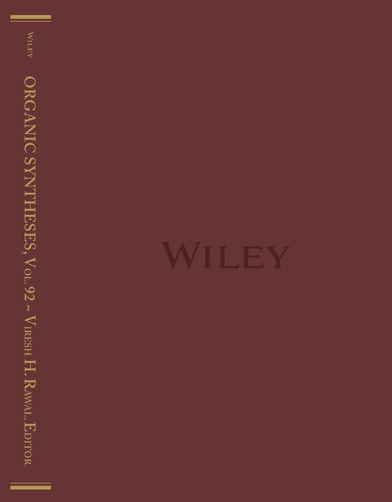 Organic Syntheses, Volume 92 - cover