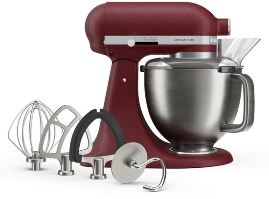 KitchenAid Artisan Plus 5KSM50PKVESO Keukenmachine - 4,7 Liter - 325W - Inclusief Extra Mengkom - Sun Dried Tomato van KitchenAid — afbeelding 5