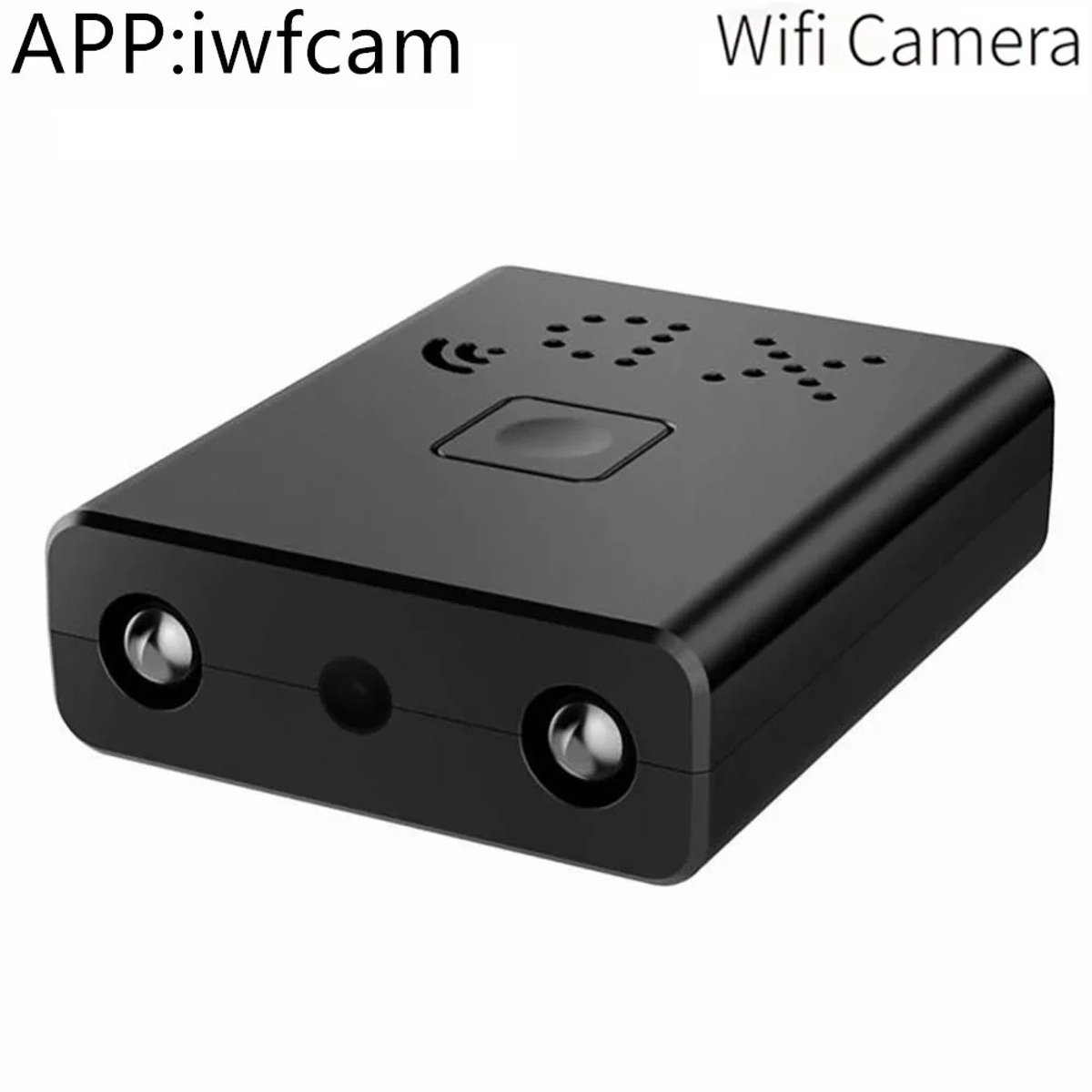 Cherry Finds - Mini Verborgen Camera met WiFi – Full HD 1080P - Nachtzicht - Beveiligingscamera Met IR-CUT - Draadloze Spycam - Bewegingsdetectie - IP Camera - Videorecorder Voor Thuis en Kantoor - Zwart