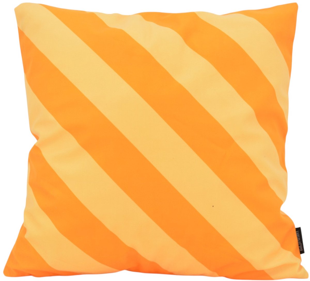 Gek op Kussens! Stripe Okergeel/Geel Strepen Kussenhoes | Katoen/Polyester | 45 x 45 cm geel/okergeel