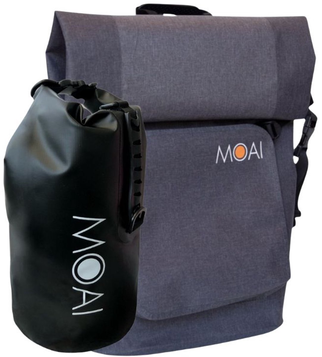Moai Waterdichte Tassenset – Dry Backpack Traveller & 10L Dry Bag –