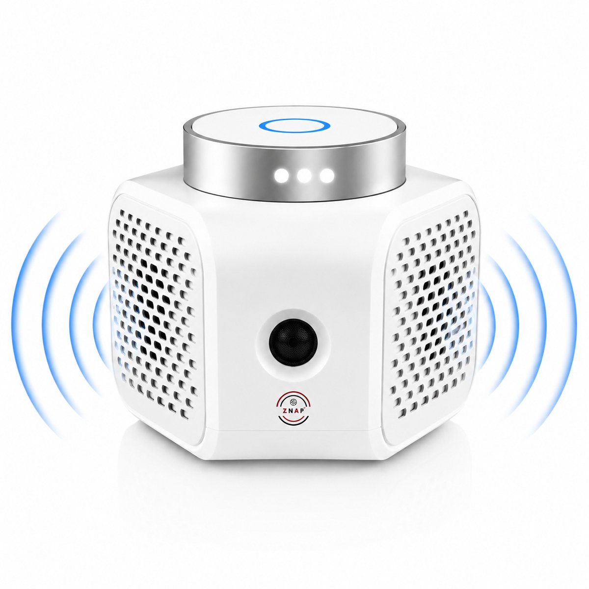 ZnaP® Muizenverjager – Ultrasone Verjager – Rattenverjager – Ongedierteverjager – Muizenbestrijding – Voor Binnen – Wit