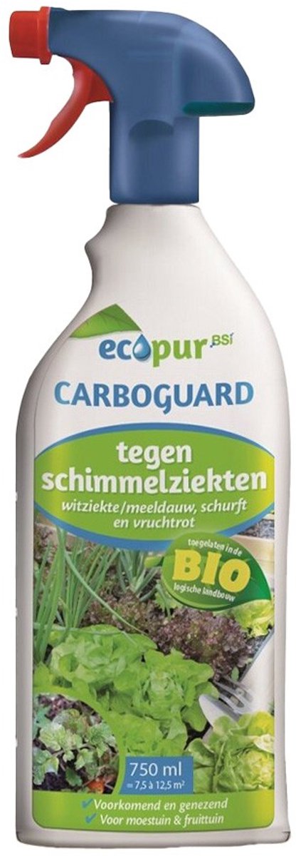 BSI - Ecopur Carboguard - Moestuin - Fungicide spray tegen schimmelziekten op fruit en groenten - 750 ml van Merkloos	 — afbeelding 2