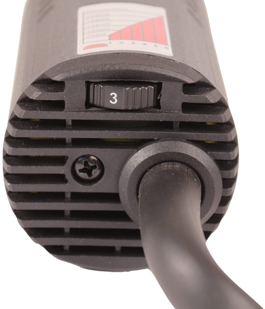 WELDINGER GS 650el rechte slijper, gereedschapsopname, 3/6/8 mm, 650 W, toerentalregeling thumbnail 4