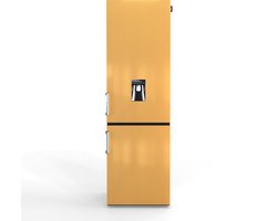 Nunki Large H2O – Koel-vriescombinatie – Waterdispenser – E-klasse – 268 liter – Front Amber Diamond