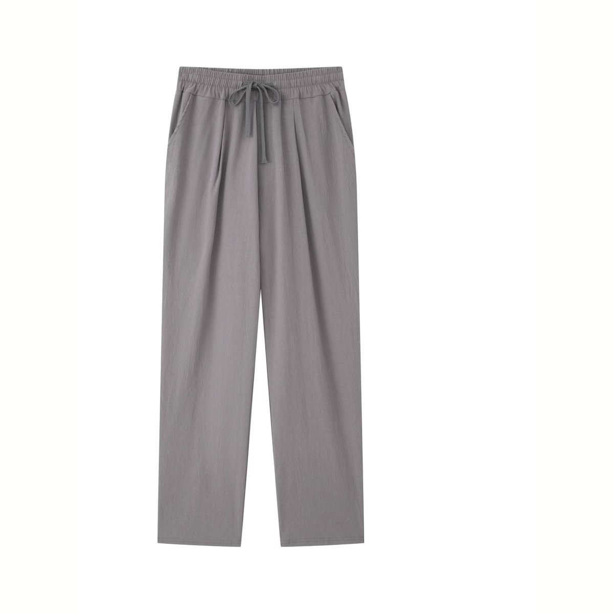 Currero Linnen Broek Heren - Zomerbroek - Volwassenen - Lange Broek - Pantalon - Strandbroek - Zomer - Ibiza Stijl - Grijs XL