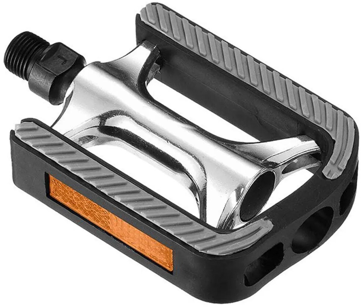 Mvtek City Bike Pedalen Zilver