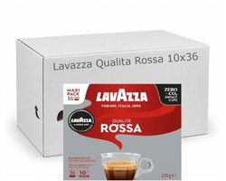 Lavazza Qualita Rossa - Multipack - 10x36 - 360 Koffiecups Compatibel met Lavazza A Modo Mio