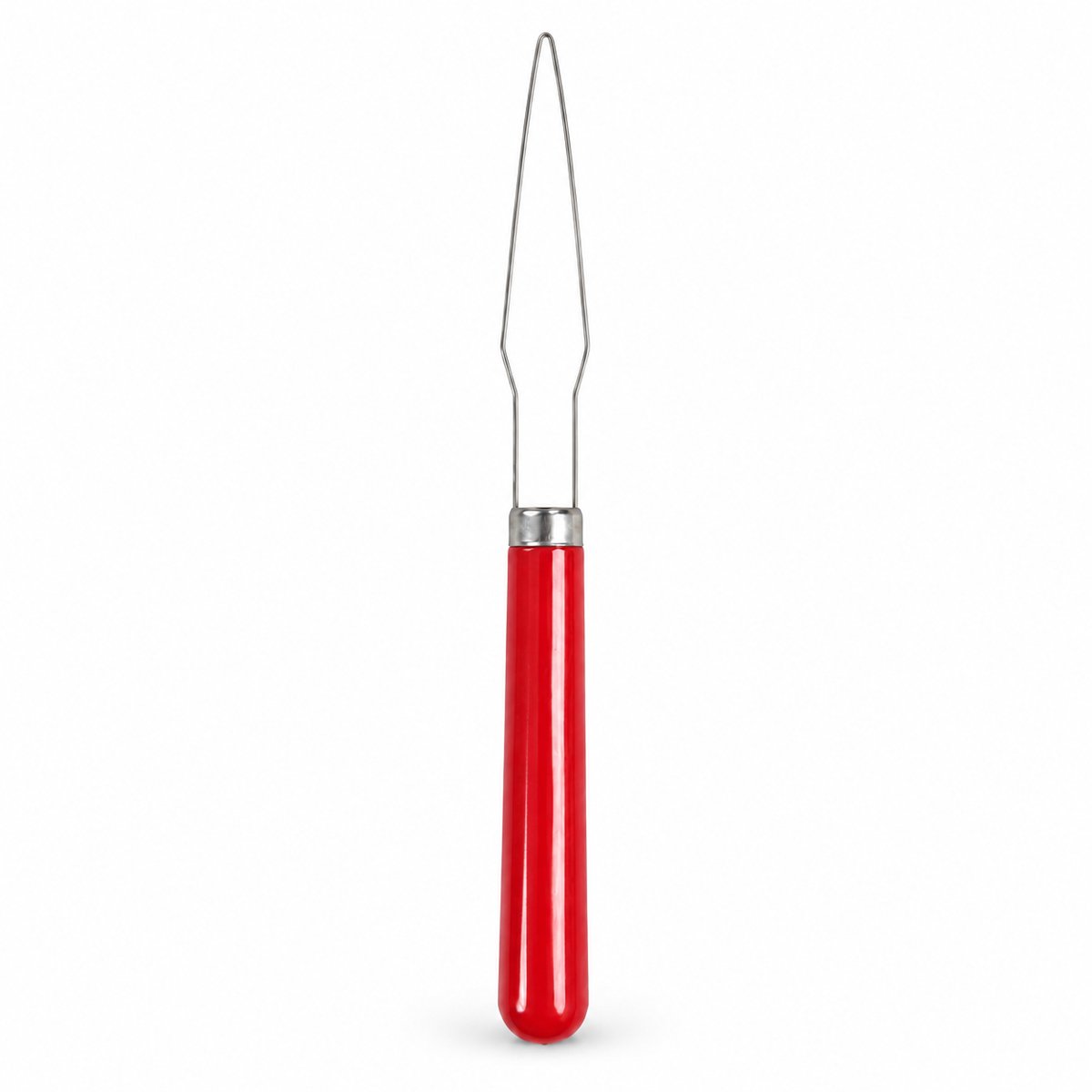 Zirkle Knopenhaak Hulpmiddel – Knoophaak Aankleedhulp voor Knopen – Button Hook Helper – Hulp bij Overhemden, Blouses, Broeken & Jassen – Voor Minder Grip of Handmobiliteit – 1 Stuk – Rood