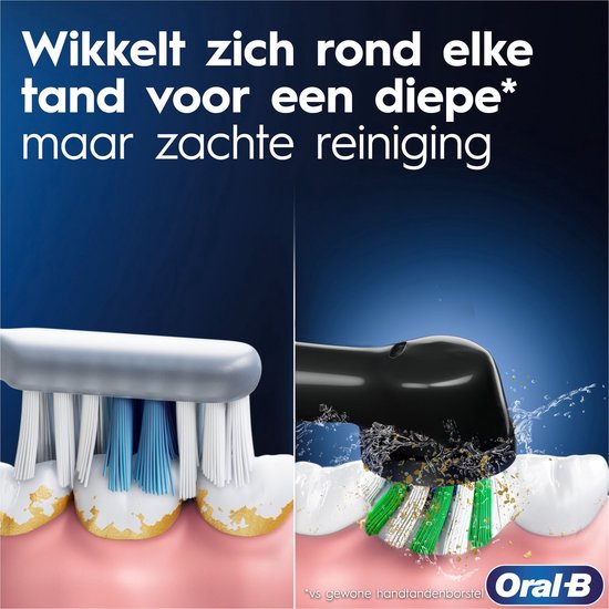 Oral-B Vitality Pro Clean - Elektrische Tandenborstel - 3 Poetsprogramma's - Timer - Zwart