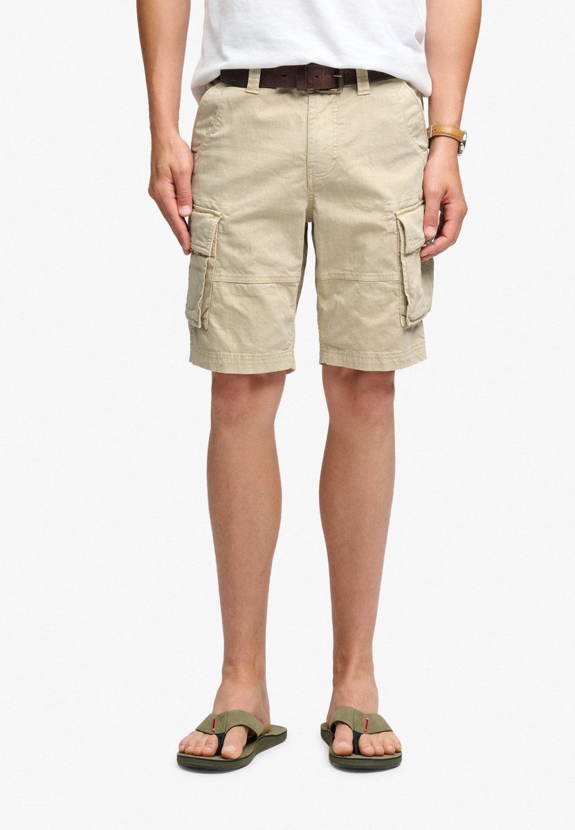 Superdry Core Cargo Short Relaxed Pasvorm Heren Korte broeken Creme