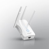 Flucora WiFi Versterker 1200 Mbps met stopcontact – Dual Band 2.4 GHz & 5 GHz – WiFi 5 – WiFi Repeater – WiFi Booster – WiFi Extender – Wit