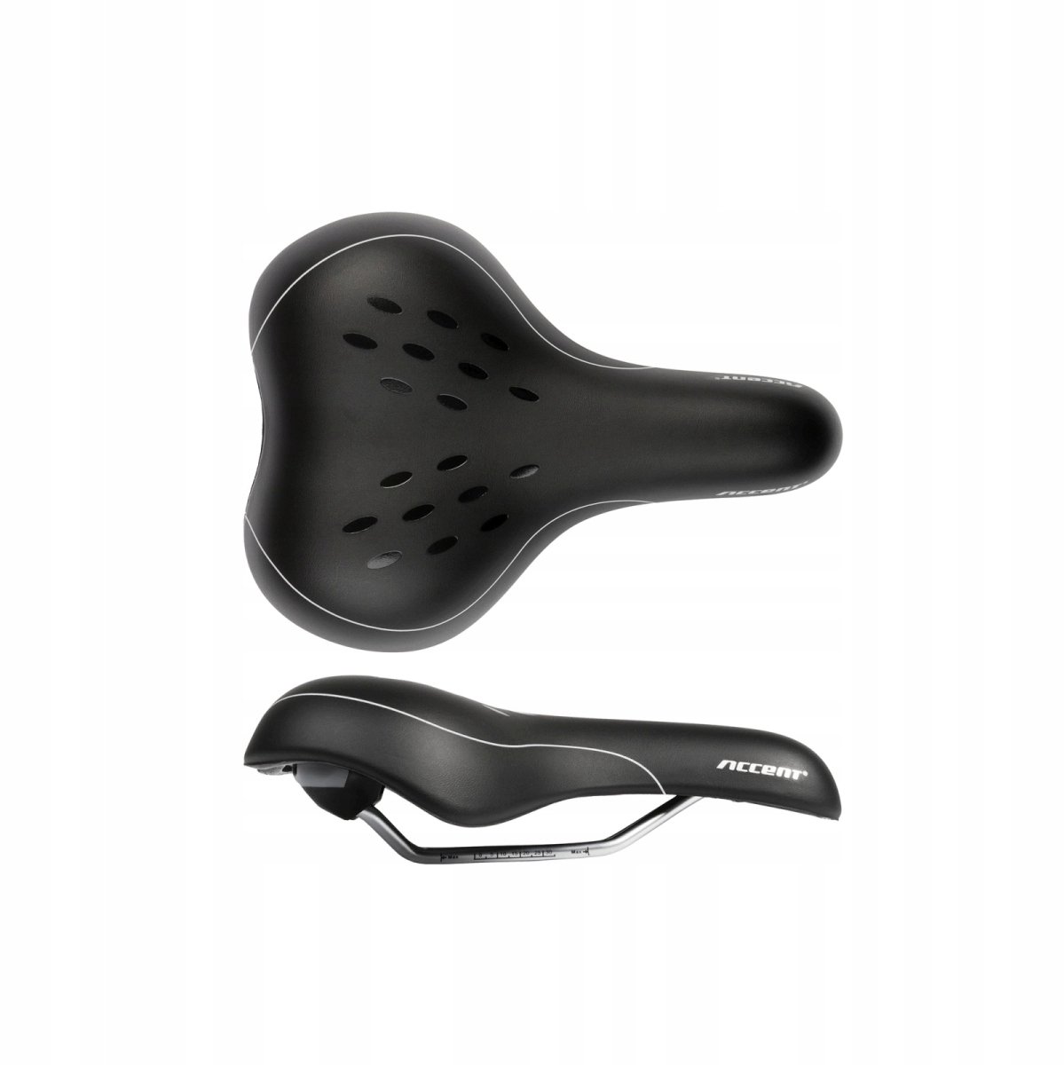 Accent Funky Gel Fietszadel Dames - Comfortabel & Stijlvol