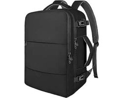 Taygeer Handbagage Rugzak 44L 55x40x20 - Vliegtuig Goedgekeurde Reisrugzak - Laptop Rugzak 18,4 Inch Waterafstotend - Grote Travel Backpack Voor Lufthansa Ryanair - Zwart