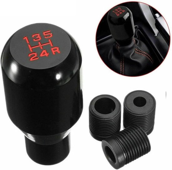 Schakelpookknop - Versnellingspook hendel - Auto Interieur - Corrosiebestendig Ergonomisch - 78x26mm - Zwart — afbeelding 3