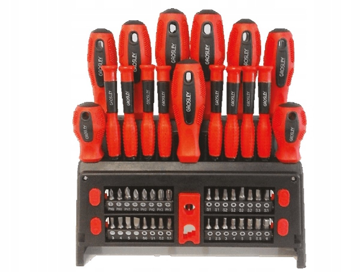 Grosley GR56010 50-delige Schroevendraaierset met Bits