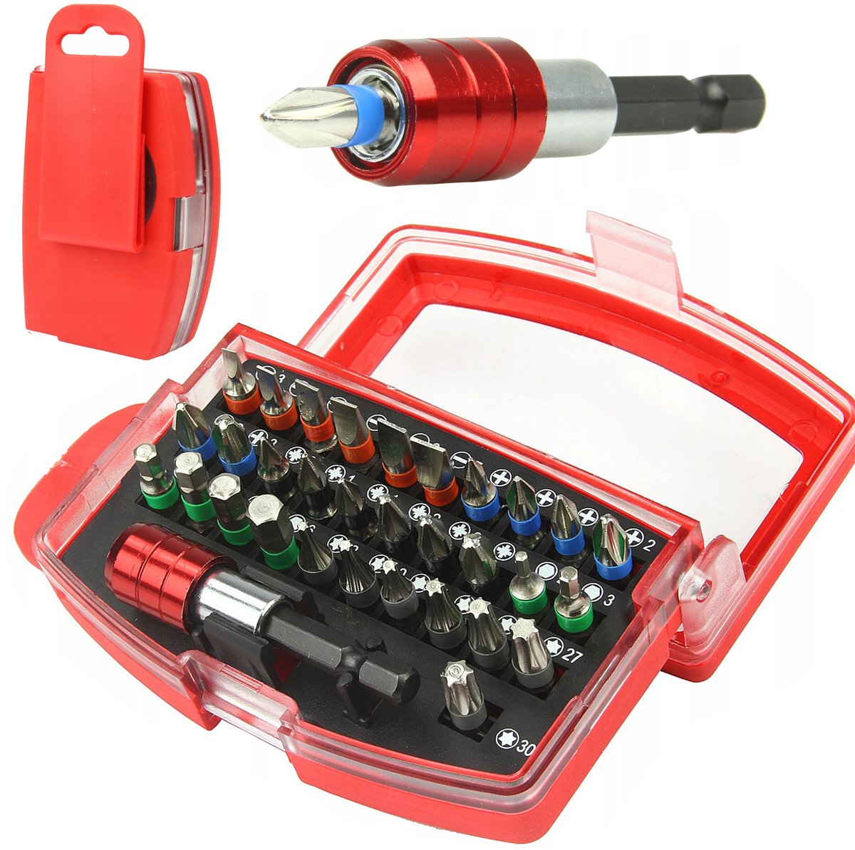 32-delige Bitset met Imbus en Torx voor Schroefmachine