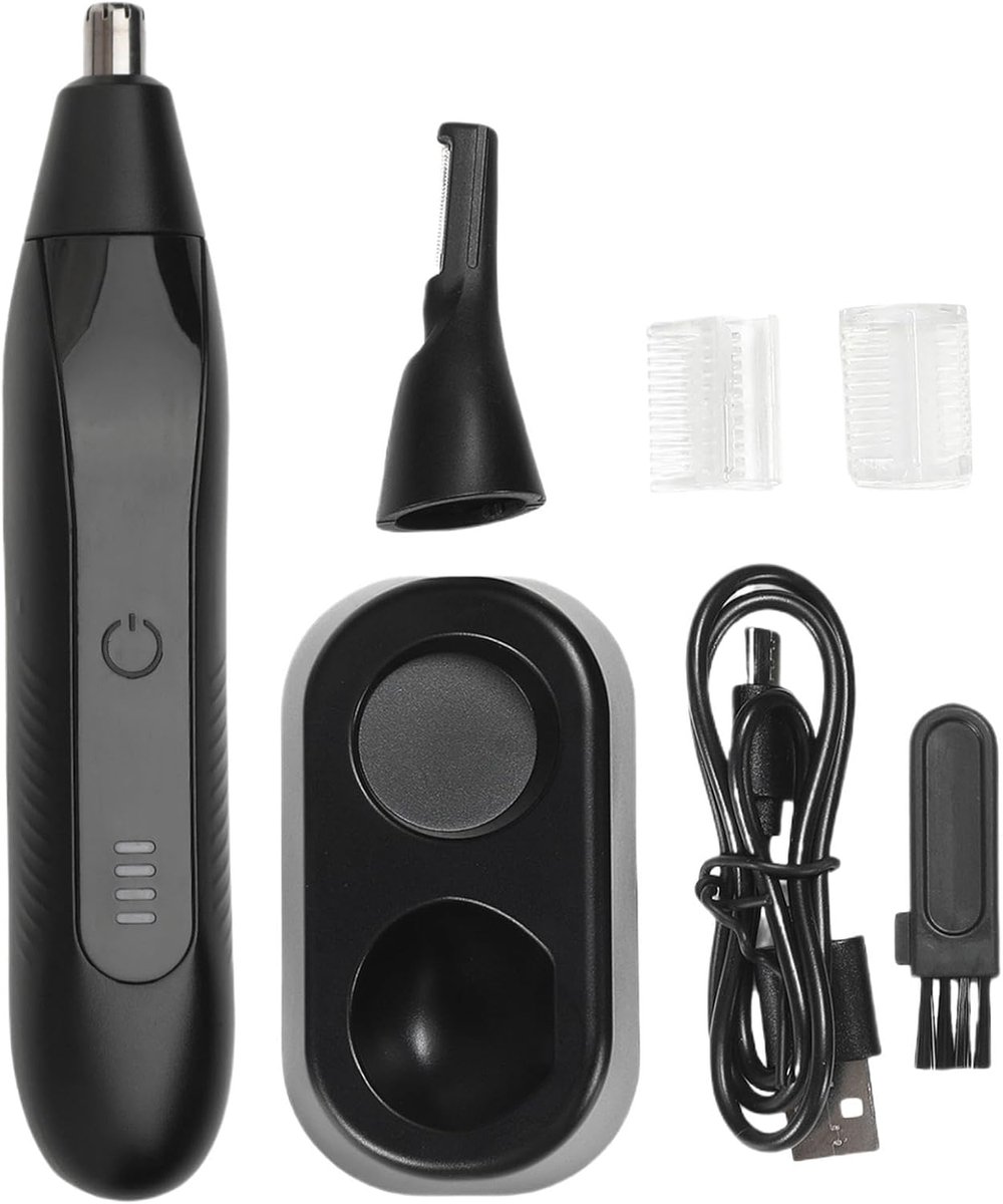 KZQ Elektrische Neushaartrimmer Draagbaar Usb Oplaadbaar Voor Mannen En Vrouwen Met Afneembaar Opzetstuk Voor Reizen Zakenreis En Kamperen