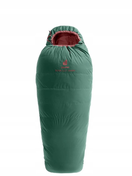 Deuter Starlight Down Kinderslaapzak (130-170 cm) - Zeegroen/Redwood — afbeelding 5