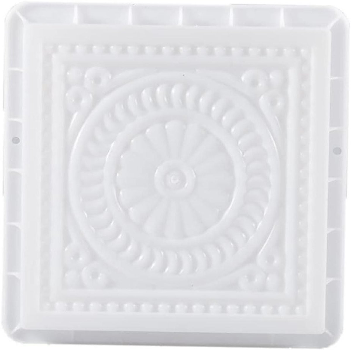 Bestratingsvorm Vierkant - Stenen mal - Tuinpad Maken - Herbruikbaar Plastic - 36x36x6 cm - Zwart