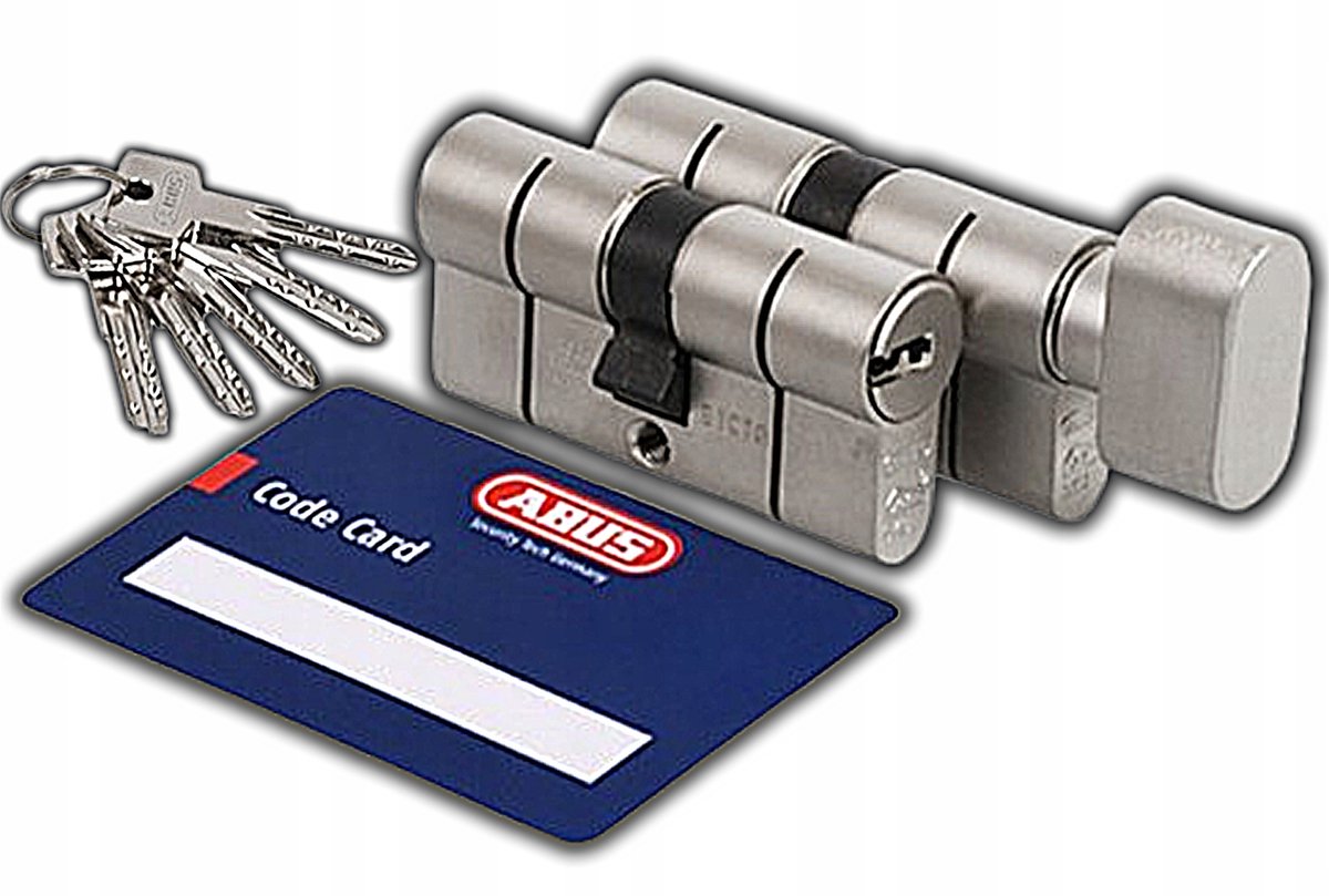 ABUS Cilinderslotset Nikkel 40/50 + 50G/40 - Klasse 5.2 - 5 Sleutels