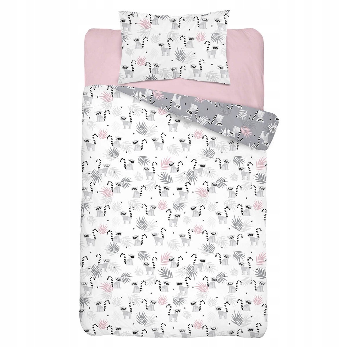 MayaMoo Kinderbeddengoed Katoen 90x120 Lemur - Zacht & Kleurrijk