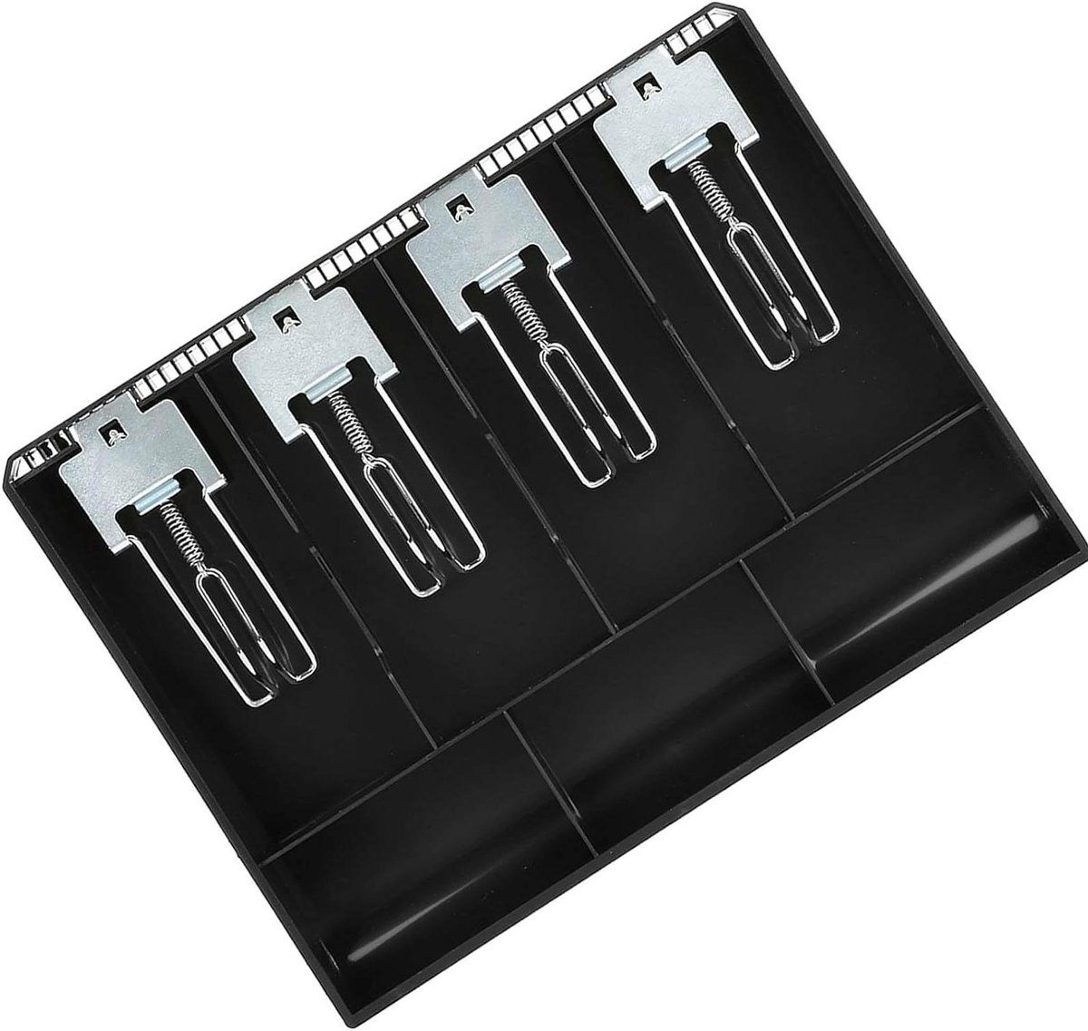 Kassalade Register - Geldlade Kassa - Geld Beheer - Portemonnee Stijl - 32 x 25 x 4 cm - Zwart
