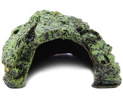 - Schildpadden Schuilgrot - Aquarium Schuilplaats - Zonnebaadplatform - Klein - Reptielen Habitat - Ideaal voor Schildpadden