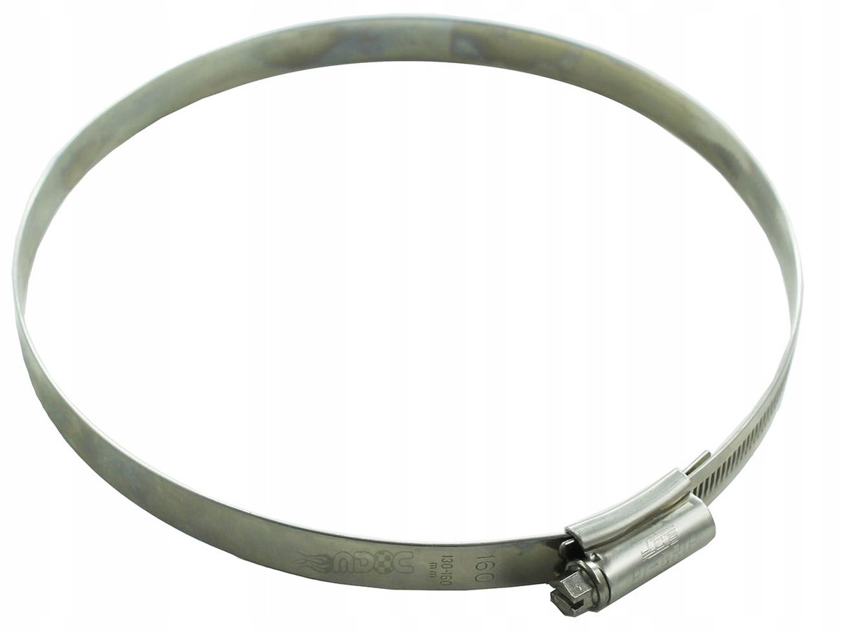 HI-GRIP roestvrijstalen slangklem 130-160 mm - Britse kwaliteit