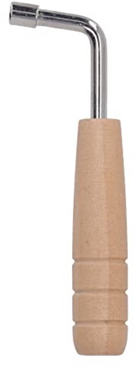 Dailygoods- Steeksleutel Professioneel - L-vorm - Houten Handvat - Draagbaar - Robuust - Comfortabel in Gebruik - Stemsleutel
