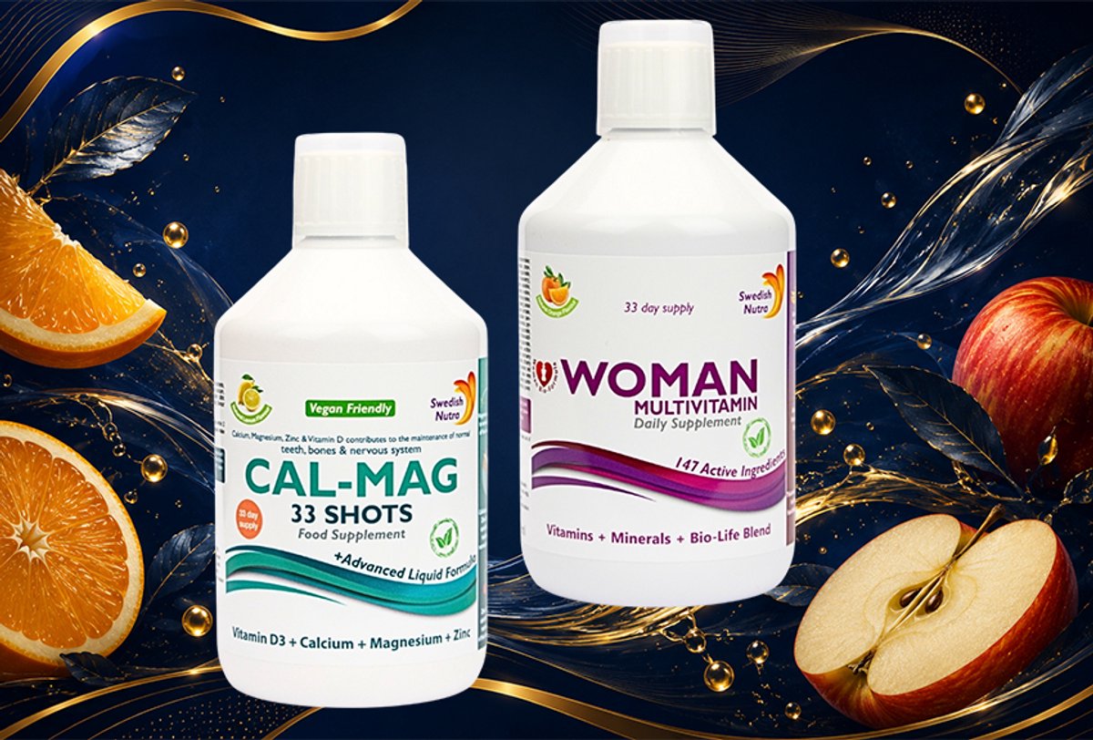 CalciumMagnesium & Woman multivitamine, Al deze ingrediënten en nutriënten zorgen voor een verbetering van energie en uithoudingsvermogen. Deze blend valt onder de Multivitaminen en is nog eens gemixt met ijzer, amino