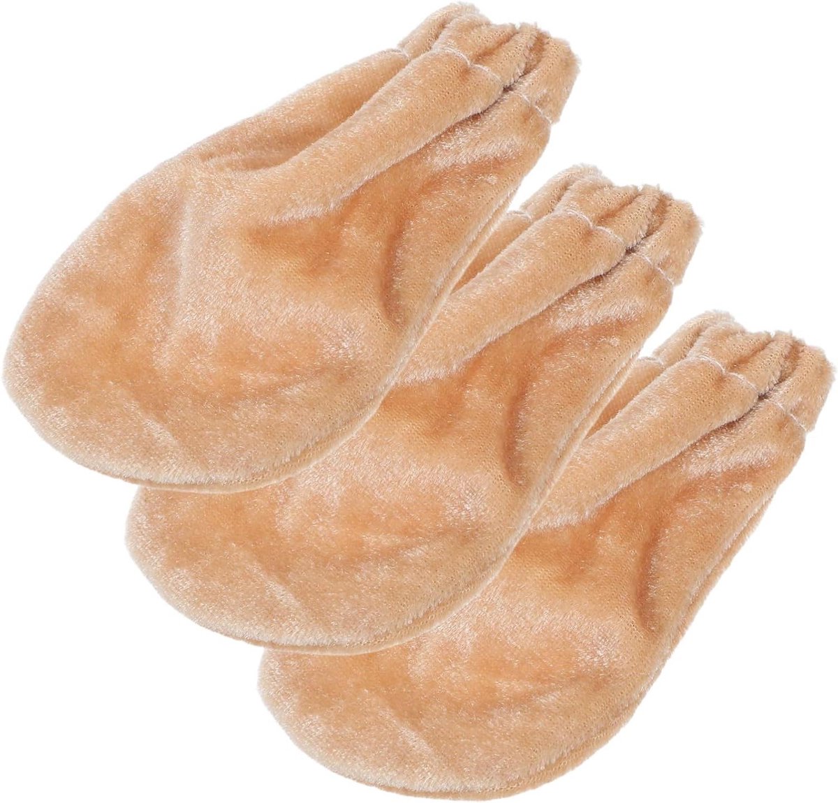 Pedaalhoezen Piano - Voetpedaal Beschermers - Muziek Maken - Driemaal Set - 9.5 cm - Beige