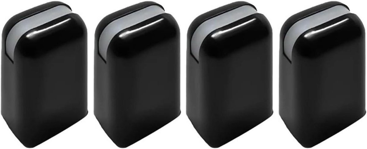 Regelknop Set - Knoppen Verwarming - Auto Interieur - Duurzaam Kunststof - 4 Stuks - Zwart