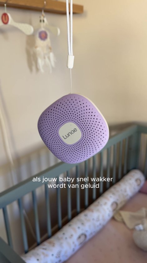 Lunae White Noise Machine 2026 - Witte Ruis Apparaat met Nachtlampje - Geschikt voor Baby's, Kinderen en Volwassenen - Slaaphulp Baby - Slaaptrainer kinderen - Mint Groen