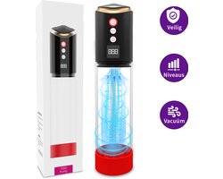Elektrische Penispomp - 8 Zuigstanden – Penisvergroter Penis Pomp voor Erectieverbetering – Vacuüm Pomp Voor Mannen