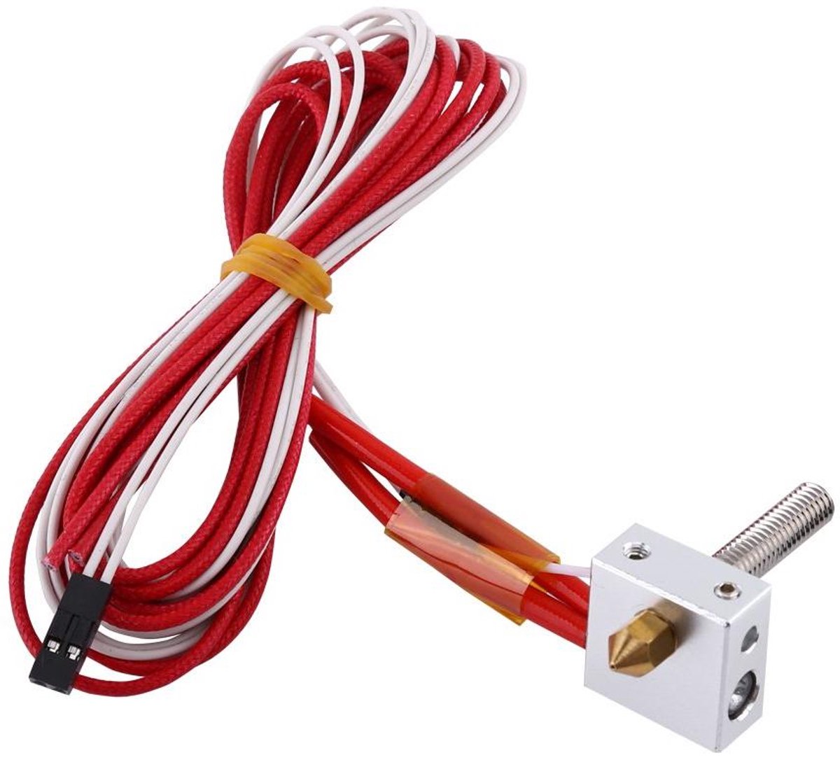 Printer Onderdelen - Extruder Kit - 3D Printen - Roestvrij Staal - 0.4mm Mondstuk - Zilver