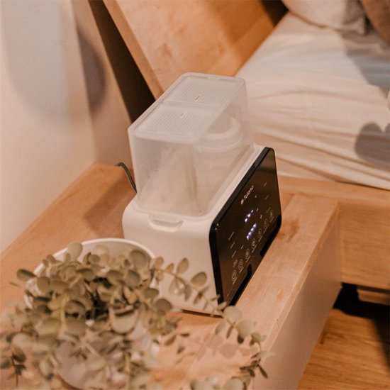 Tulano Ellie 45 Flessenwarmer 7-in-1 met Sterilisator, Dubbele Flessenverwarmer, LCD Display, Nachtlampje van Merkloos — afbeelding 4