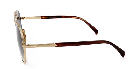 David Beckham DB 1118/G/S Gold brown horn 59/17/145 MAN Zonnebrillen van David Beckham — afbeelding 3