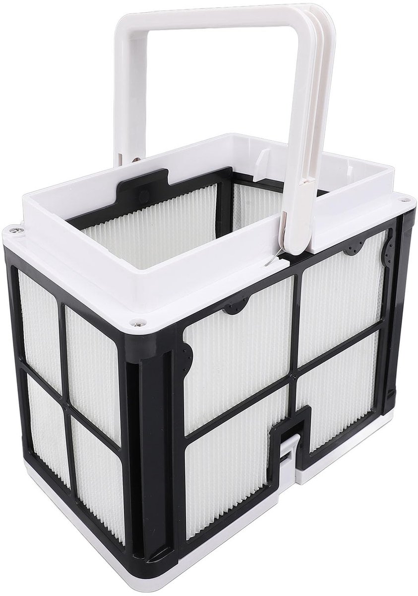 Dailygoods- Filtermand Superfijne Filtratie - Compatibel met Dolphin Robotzwembadreiniger - Stevig ABS-kunststof - Vervanging voor E10/T15 - Verwijdert Haar/Stof/Diatomeeën - Zwembadfilter