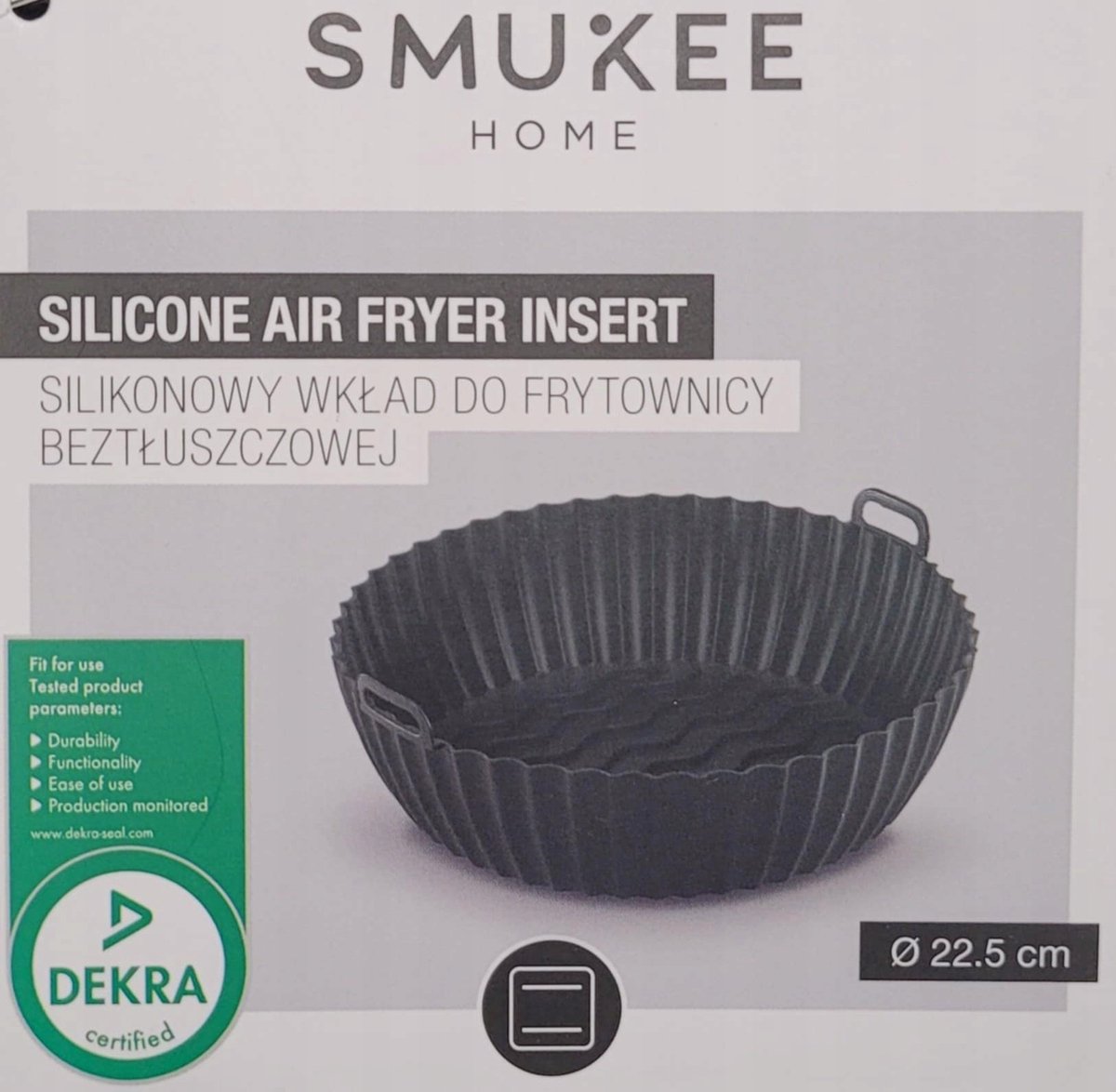Siliconen Bakvorm voor Airfryer - 22,5 cm