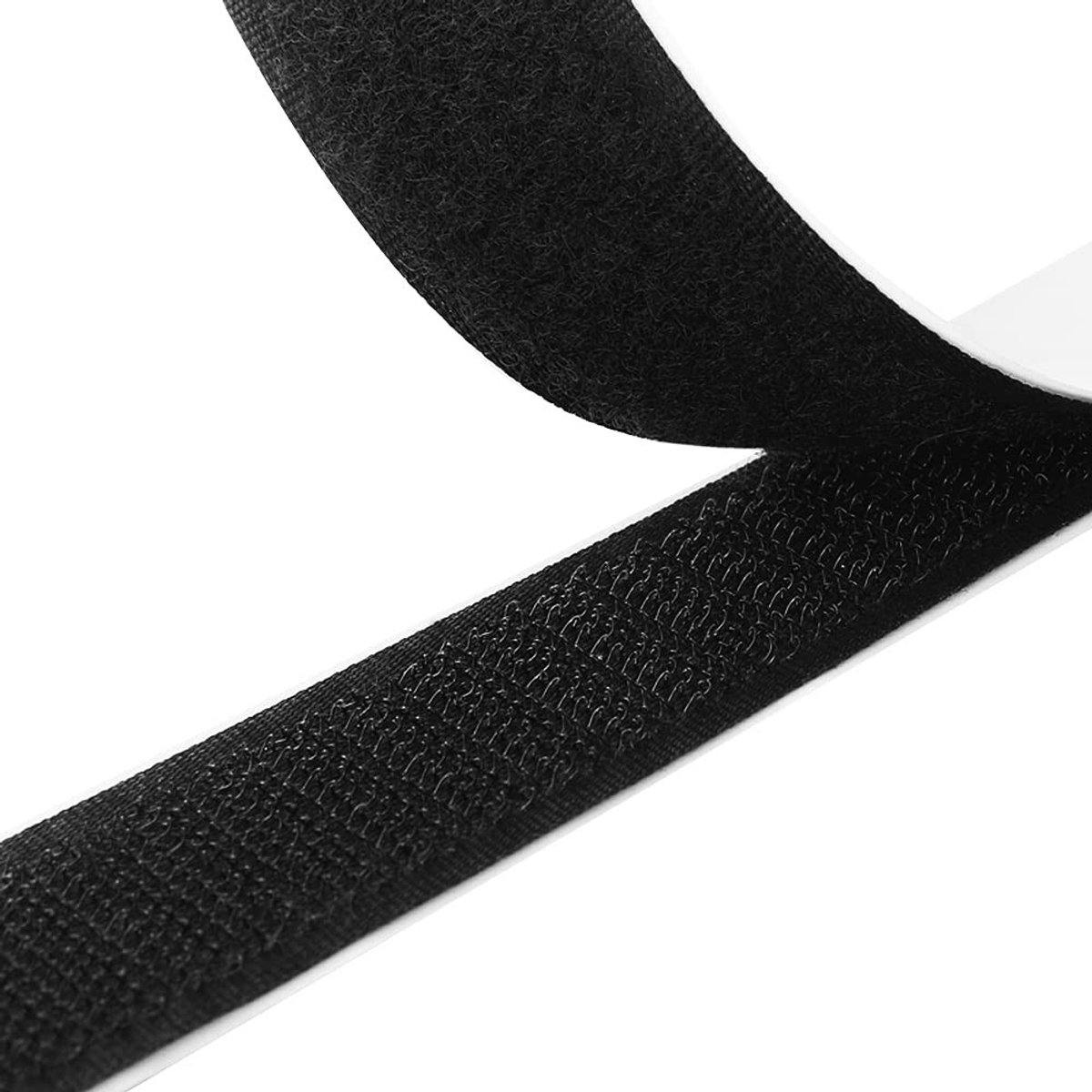 Dailygoods- Haak- en Lusband 10 m - Sterke Dubbelzijdige Kleefband - Zelfklevend - Robuuste Strips - Herbruikbaar Binnen/Buiten - Aanpasbaar op Maat - Klittenband