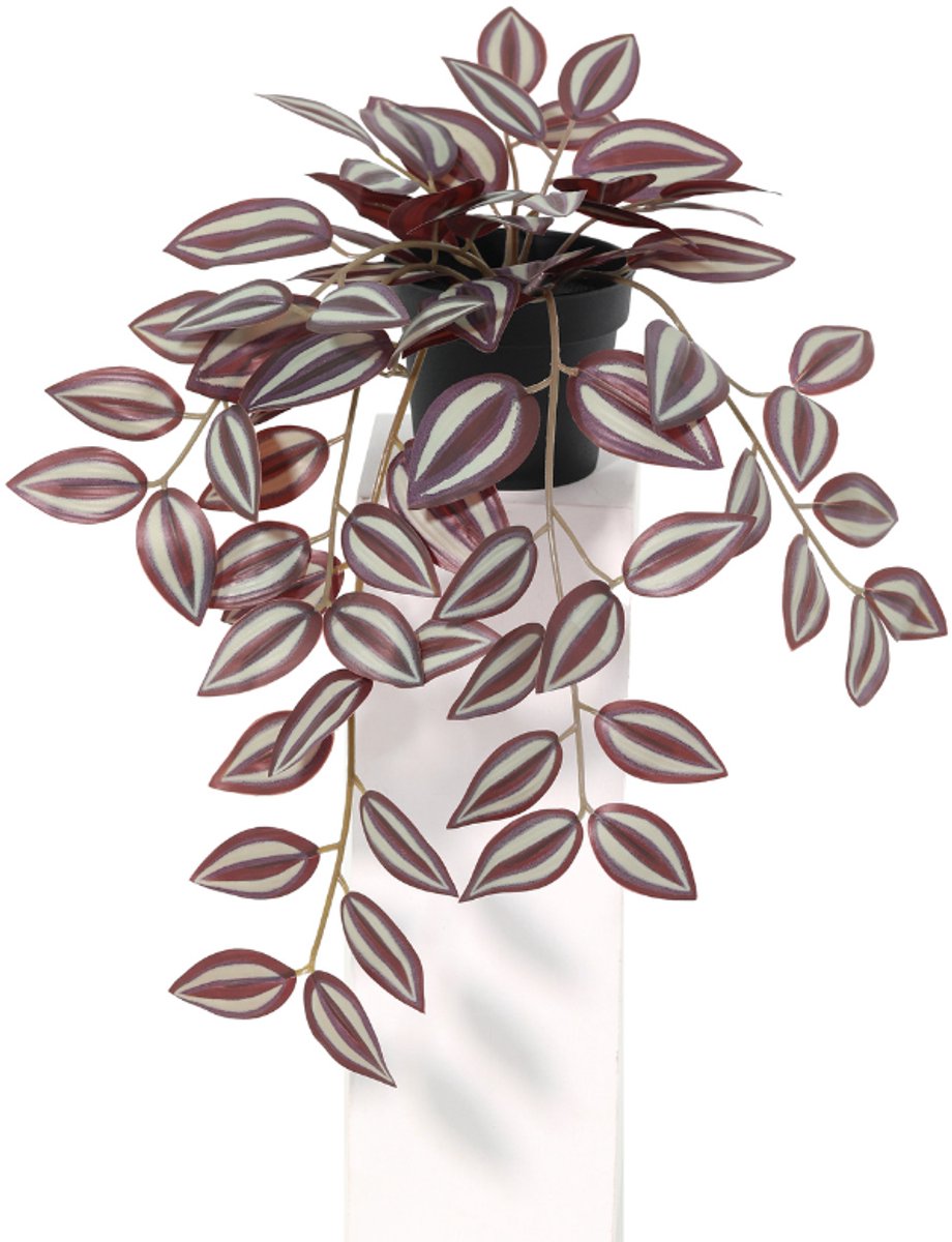 Trendyplants - Kunst Tradescantia - Vaderplant - Kunstplant - Hoogte 32cm - Potmaat Ø9cm