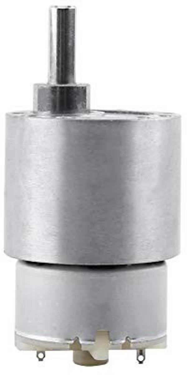 Dailygoods - Elektrische Reductiemotor - Hoge Koppel - Miniatuurformaat - 12V DC - 37 mm Diameter - Ideaal voor Modelbouw en DIY Projecten
