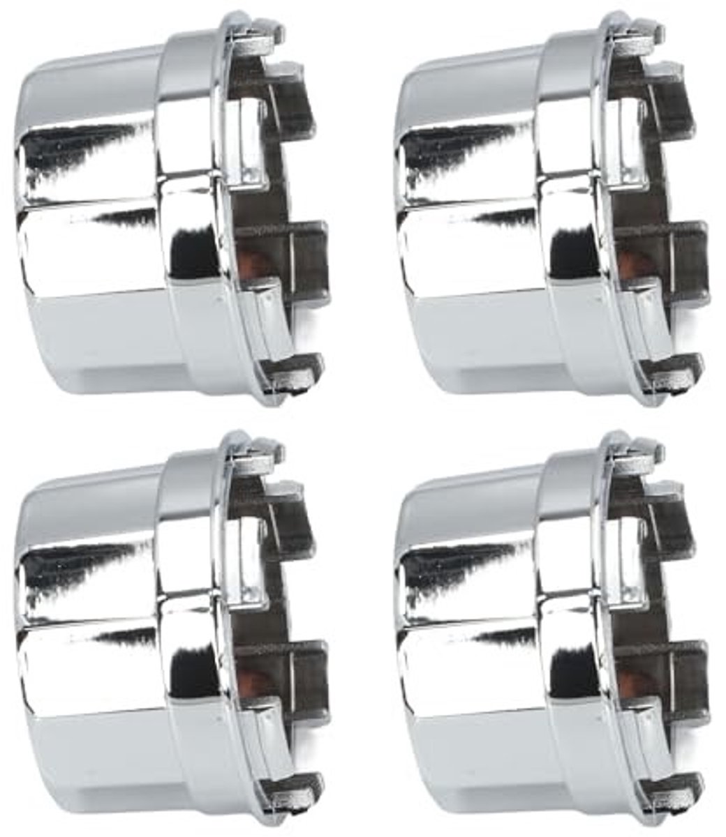 JHUBERS- Wielnaafdoppen 4 Stuks - Compatibel met 8/10/12/14 Inch Lichtmetalen Velgen - Duurzaam - Stofcentrum Naafdopafdekkingen - Sportief Ontwerp - Naafdoppen