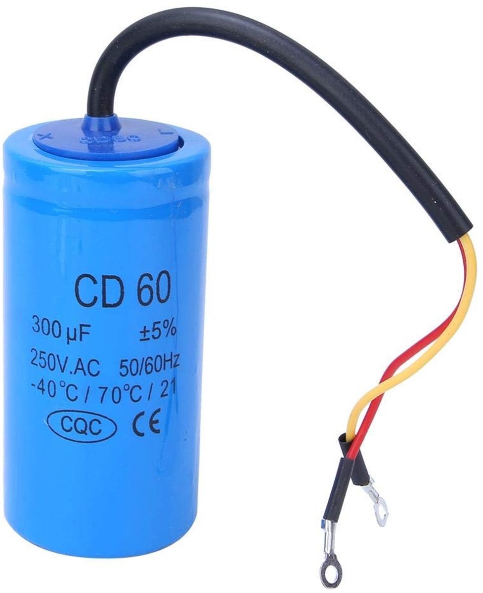 BRENZOOS - Schakelcondensator - 250V - Explosieveilig apparaataccessoire - 300uf - Betrouwbaar en duurzaam - Geschikt voor verschillende apparaten -...